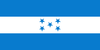 The flag of Honduras features white and blue strips with blue stars.